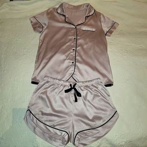 Satin pajama set
